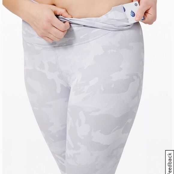 NWT Lululemon Wunder Under High-Rise Leggings Luxtreme Sz 12 White Starlight - Picture 4 of 4